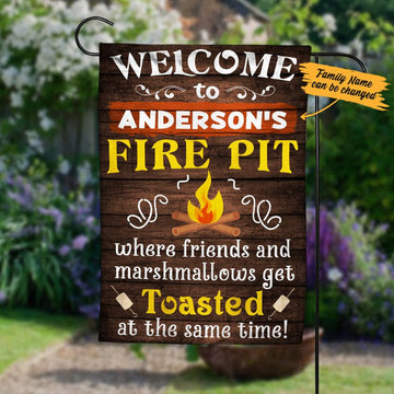 Maxcorners Camping Fire Pit Gardening Garden Flag