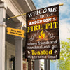 Maxcorners Camping Fire Pit Gardening Garden Flag