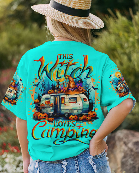 Maxcorners This Witch Loves Camping Halloween All Over Print LM2101
