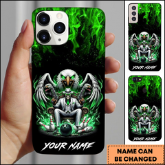 Maxcorners Bowling Phonecase Mafia Eagle Boss Bowling Personalized Name 3D Phone Case