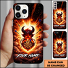 Maxcorners Darts Phonecase Fire Devil Explosion Target Personalized Name 3D Phone Case