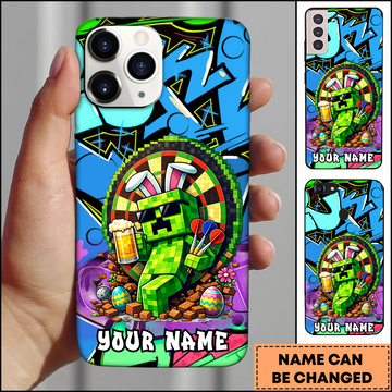 Maxcorners Darts Phonecase Graffiti Creeper Beer Party Darts Personalized Name 3D Phone Case