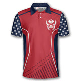 Max Corner Personalized Name and Team name Red Star Custom Sport Style Pickleball 3D Polo Shirt