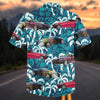 Maxcorners Personalized Plymouth Prowler Car Retro Open Wheel Roadster Tropical Teal Hawaiian Shirt