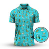 Maxcorners Golf And Margarita Pattern Shirts, Funny Cocktail Golf Polos For Women, Ladies Golf Shirt