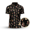 Maxcorners Men's Golf Pattern Shirts, Transfusion Golf Shirt, Golf Transfusion Drink Polos For Golfers