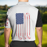 Maxcorners Golf American 2 Customized Name 3D Shirt