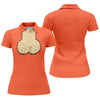 Maxcorners Orange Funny Dickhead Faux Chest Golf Shirt, Ladies Golf Shirts, Golf Polo For Women LM1507