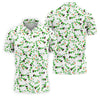 Maxcorners Dark Stout Beer St Patrick's Day Shamrocks White Golf Shirt, Polo Shirts For Men, Golf Shirts For Men