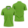 Maxcorners Green St Patrick's Day Funny Adult Shamrock Golf Shirt, Polo Shirts For Men, Golf Shirts For Men