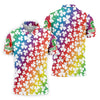 Maxcorners Rainbow Shamrock St Patrick's Day Golf Shirt, Golf Tops For Men, Polo Shirts For Men, Golf Shirts For Men