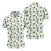 Maxcorners St Patrick's Day Leprechaun Character Golf And Beer White Golf Shirt, Fun Golf Shirts For Men, Polo For Men