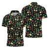 Maxcorners Leprechaun Hats Gold Coins Pot St Patrick's Day Shamrock Golf Shirt, Polo Shirts For Men, Golf Shirts For Men