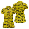 Maxcorners Yellow Sunglasses Rubber Duck Hawaiian Golf Shirt, Hawaiian Golf Shirt, Golf Tops For Women, Printed Golf Shirt LM1507