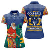 Maxcorners Funny Bearded Golfer Beer Lover Paisley Sleeve Golf Polo, Ladies Golf Shirts, Women’s Golf Apparel LM1507