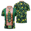 Maxcorners Funny St Patrick's Day Shamrock Golf Shirt, Golf Tops For Men, Polo Shirts For Men, Golf Shirts For Men