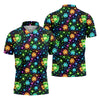 Maxcorners The Star And The Shamrock Rainbow Glitter St Patrick's Golf Shirt, Polo Shirts For Men, Golf Shirts For Men