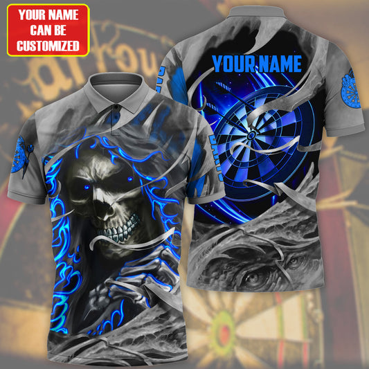 Maxcorners Reaper Darts All Over Printed Personalized Name Unisex 3D Shirt ( More Color Options )
