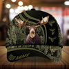 Maxcorners Unique Moose Hunting Camo Pattern 3D Multicolor Personalized Cap