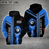 Maxcorners Billiards Ball 8 Fire Customized Name 3D Hoodie