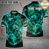 Maxcorners Flaming Tiger Bowling Ball Fire Power Multioptions Personalized Name, Team Name Unisex 3D Shirt