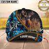 Maxcorners Deer Hunting Leather Accent Real Tree Camo Personalized Name 3D Cap (4 Colors)