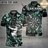 Maxcorners Dart Cupid Valentine Heart Rose Design Multicolor Customized Name, Team Name 3D Shirts