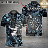 Maxcorners Dart Cupid Valentine Heart Rose Design Multicolor Customized Name, Team Name 3D Shirts