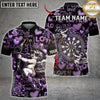 Maxcorners Dart Cupid Valentine Heart Rose Design Multicolor Customized Name, Team Name 3D Shirts