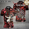 Maxcorners Dart Cupid Valentine Heart Rose Design Multicolor Customized Name, Team Name 3D Shirts