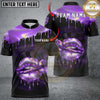 Maxcorners Darts Neon Holographic Lips Dartboard Multicolor Customized Name, Team Name 3D Shirts