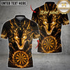 Maxcorners Darts Golden Fire Dragon Dartboard Design Multicolor Customized Name, Team Name 3D Shirts
