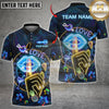 Maxcorners Darts Neon Love Party Design Multicolor Customized Name, Team Name 3D Shirt