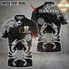 Maxcorners DartsTribal Crab Dartboard Multicolor Customized Name, Team Name 3D Shirt