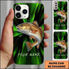 Maxcorners Fishing Phone Case Energy Beam Design Custom Name Phone Case