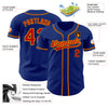 Maxcorners Custom Royal Red-Gold Authentic Baseball Jersey LM2605