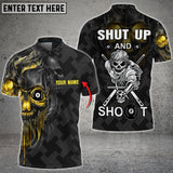 Maxcorners Pool Shut Up And Shoot Personalized Unisex Shirt