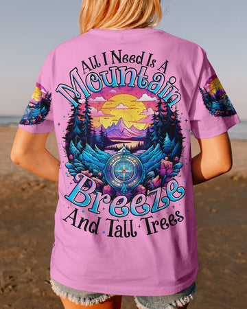 Maxcorners Mountain Breeze And Tall Trees Compass All Over Print LM2101