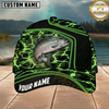 Maxcorners Neon Lightning Design Custom Name Fishing Cap
