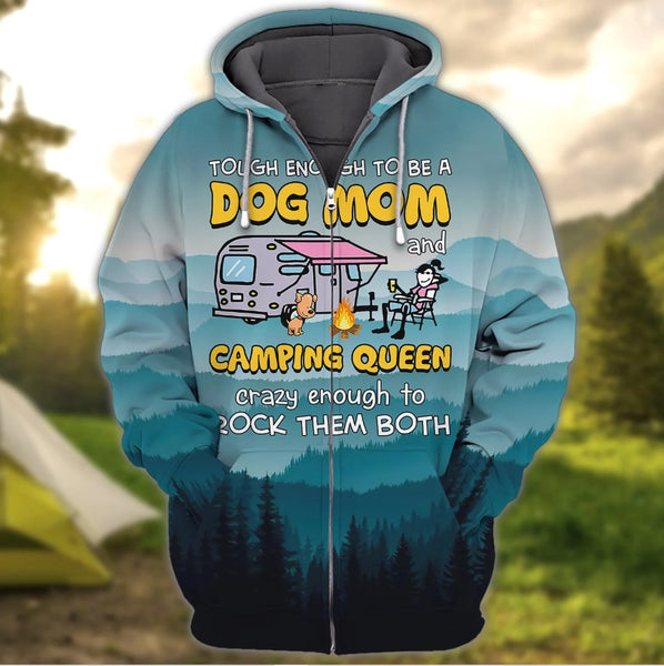 Maxcorners Camping Queen - Dog Mom All Over Print 3D