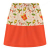 Maxcorners Customized Bowling Trouser Skirts With Shorts Underneath, Bowling Christmas Gift Pattern Coffee Wine Skorts With Pockets