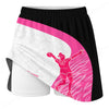 Maxcorners Customized Bowling Trouser Skirts With Shorts Underneath, Dynamic Female Athlete Silhouette Skorts With Pockets