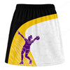 Maxcorners Customized Bowling Trouser Skirts With Shorts Underneath, Dynamic Female Athlete Silhouette Skorts With Pockets