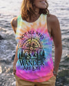 Maxcorners Not All Who Wander Are Lost Tie Dye All Over Print LM2101