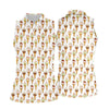Maxcorners Adult Humor Ice Cream Golf Shirt, Funny Cone Pattern, Golf Shirt For Women LM1507