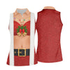 Maxcorners Women's Funny Mrs Claus Costume Golf Shirt, Christmas Golf Shirt, Women’s Golf Apparel LM1507