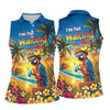 Maxcorners I'm Not Waiting Til 5 Funny Parrot Hawaiian Golf Shirt, Women's Golf Tops, Ladies Golf Shirts LM1507