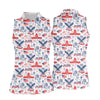 Maxcorners Patriotic USA 250 Eagle Liberty Bell Golf Polo Shirt, Women's Golf Polo, Golf Tops For Women LM1507
