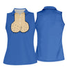Maxcorners Blue Funny Dickhead Faux Chest Golf Shirt, Women’s Golf Apparel, Performance Golf Shirt LM1507