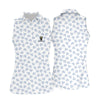 Maxcorners Vitamin G Shamrock Pattern Golf And Beer White Golf Shirt, St Patrick's Day Golf Shirt, Women's Golf Shirts